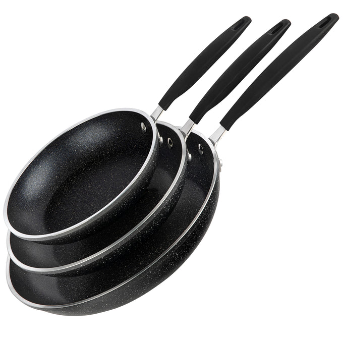 Easy Grip 3 pack induction-capable nonstick skillet set